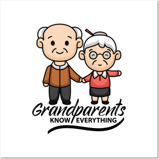 Grandparents Know everything Posters and Art